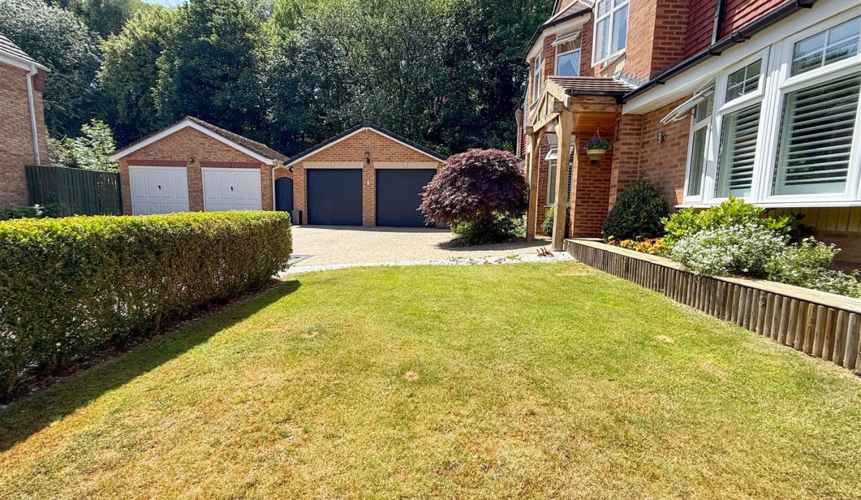 FRONT GARDEN AND DRIVE